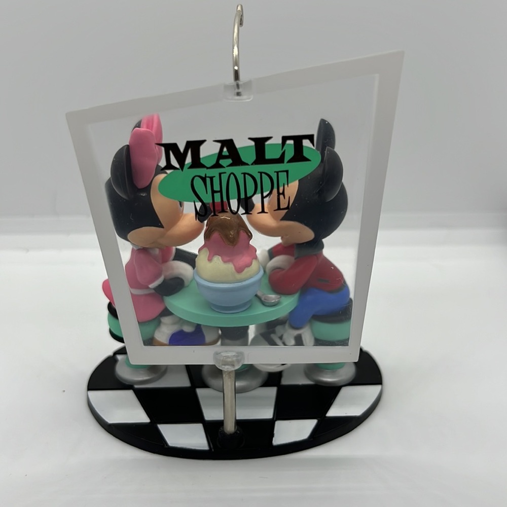 Hallmark Keepsake Soda Shop Sweethearts Mickey and Minnie